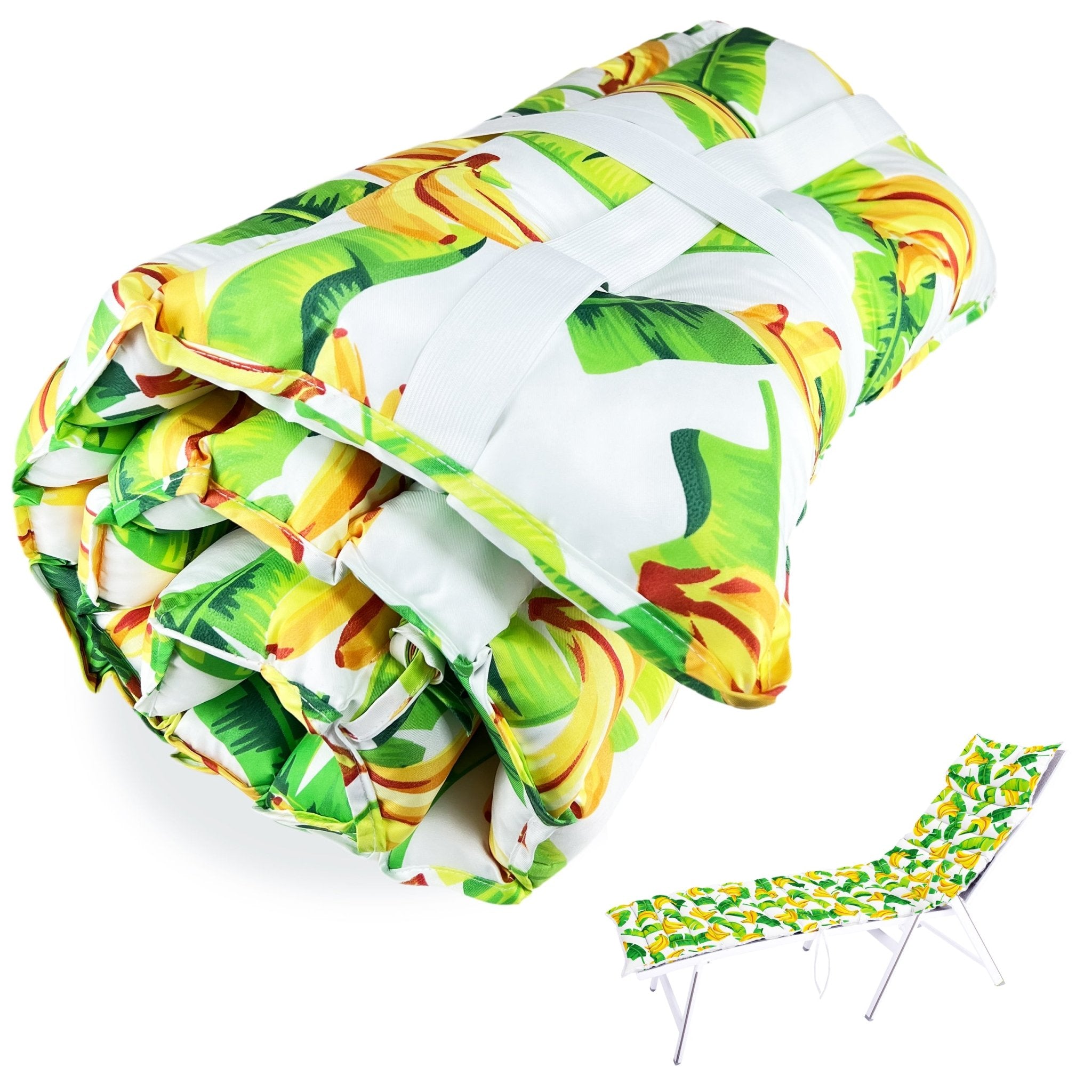 Imagen de Cojín para tumbona Cojín Para Tumbona Estampado, Bananas en color de Meishida